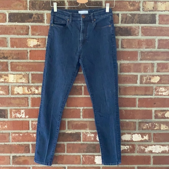 Ann Taylor LOFT || Women's Modern High Waist Skinny Ankle Denim Jeans; 26/2 - Picture 13 of 13